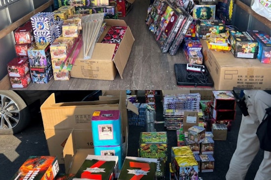 San José Police Seize Over 2000 Pounds of Illegal Fireworks, Two Men Charged with Felony Possession