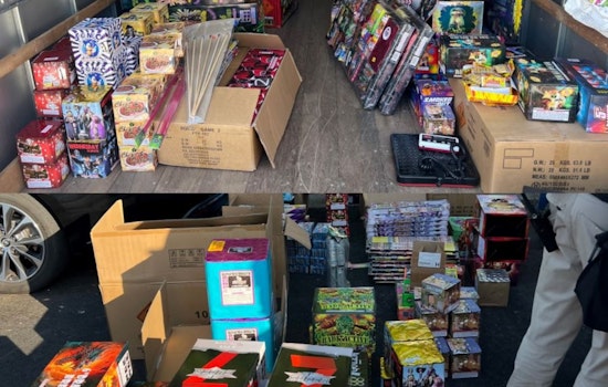 San José Police Seize Over 2000 Pounds of Illegal Fireworks, Two Men Charged with Felony Possession