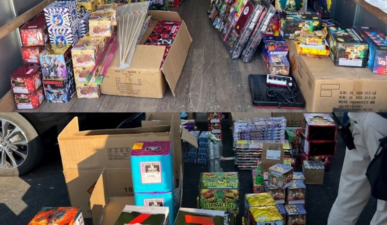 San José Police Seize Over 2000 Pounds of Illegal Fireworks, Two Men Charged with Felony Possession