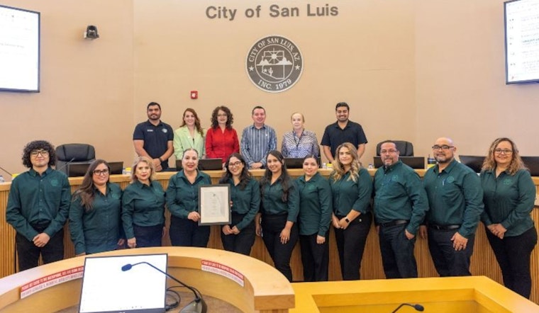 San Luis Secures 12th Straight GFOA Award for Superior Financial Reporting