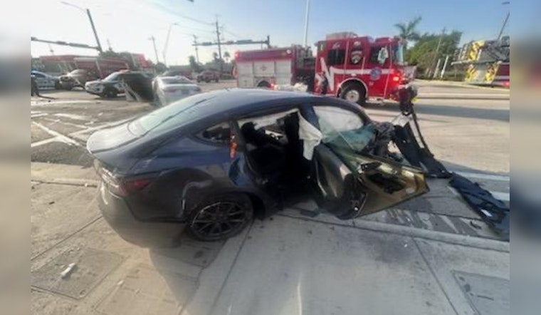 Serious Multi-Vehicle Crash in Fort Lauderdale Sends Four to Hospital, West Broward Blvd Closure Affects Traffic