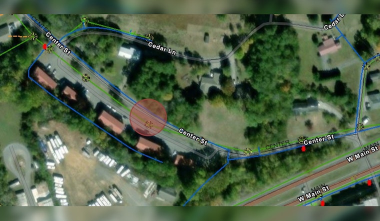 Sevierville Alert, Center Street Traffic Disruptions Expected Due to Sewer Line Work