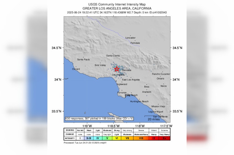 Sherman Oaks Shaken by Minor 2.7-Magnitude Earthquake, No Damage Reported