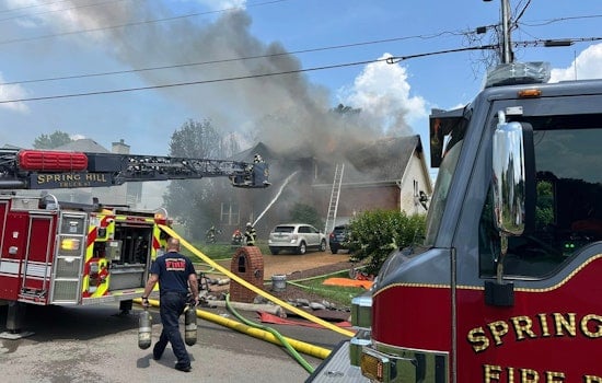 Spring Hill Firefighters Respond Quickly to Iroquois Dr. House Fire, Neighbor's Alert Prevents Injuries