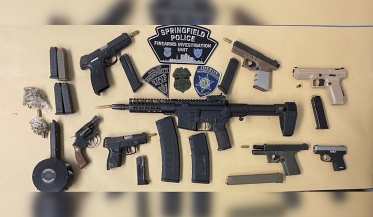 Springfield FIU Seizes Array of Illegal Firearms and Arrests Four Suspects in Major Operation