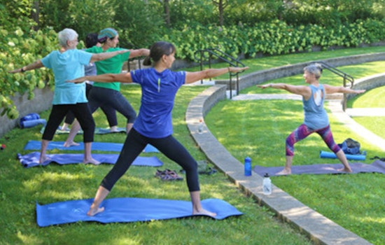 St. Louis Park Offers Free Outdoor Yoga at Veterans' Memorial Amphitheater
