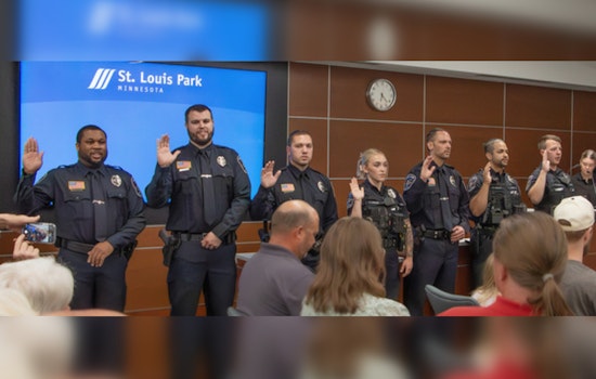 St. Louis Park Police Department Embraces New Officers in Community Ceremony