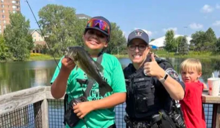 St. Louis Park Police Host "Fishing with a Cop" to Strengthen Community Ties