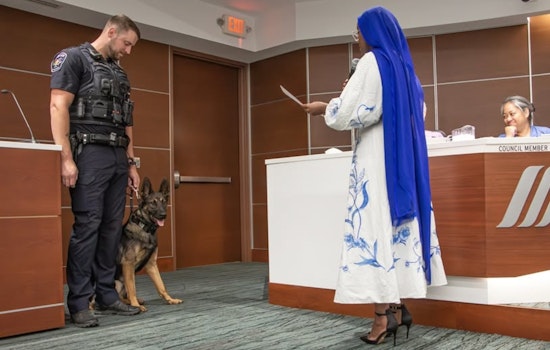 St. Louis Park Police Swear In New K9 Officer Rolo to Enhance Safety and Efficiency