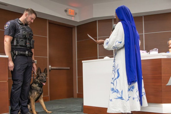 St. Louis Park Welcomes New K9 Officer Rolo to the Force After Rigorous Training