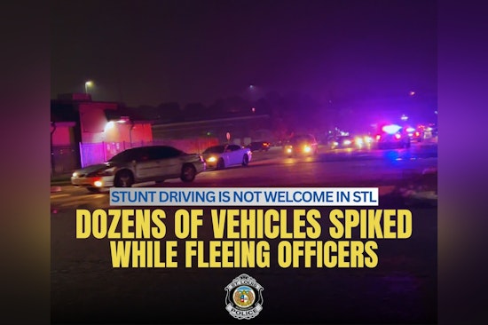 St. Louis Police Deploy Spike Strips Against Stunt Drivers on Manchester Avenue