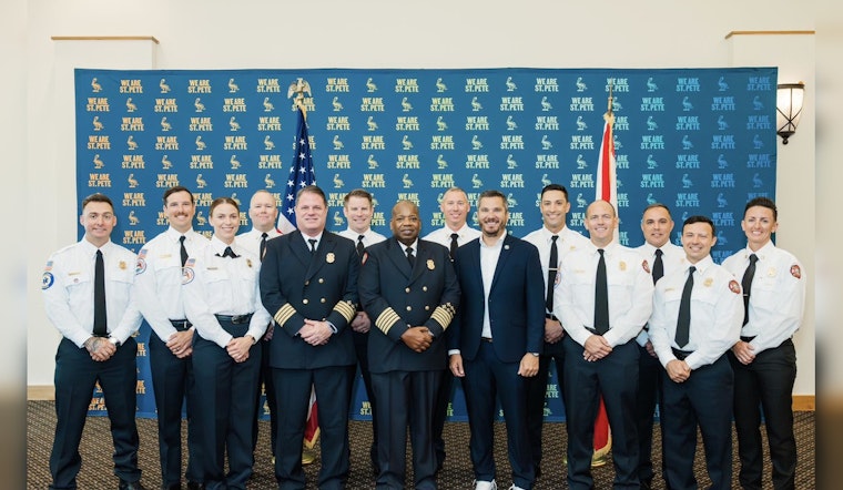 St. Petersburg Fire Rescue Celebrates Promotion of 12 Personnel, Emphasizing Dedication and Leadership