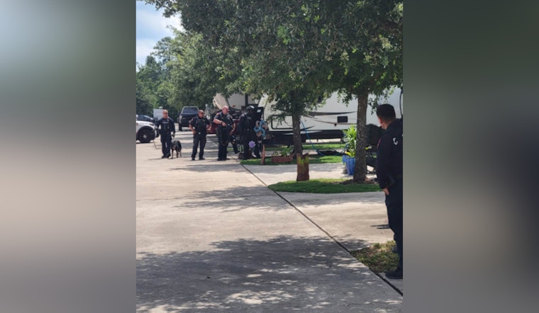 Standoff at Northlake RV Resort, Suspect Barricades in Camper After Assault, SWAT Teams Mobilize in Harris County