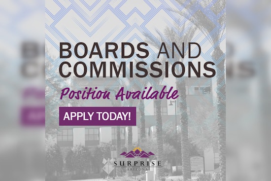 Surprise, Arizona Calls on Residents to Fill City Commission Vacancies by June 27 Deadline