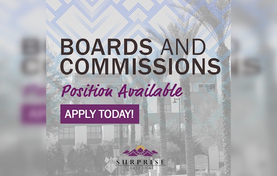 Surprise, Arizona Calls on Residents to Fill City Commission Vacancies by June 27 Deadline