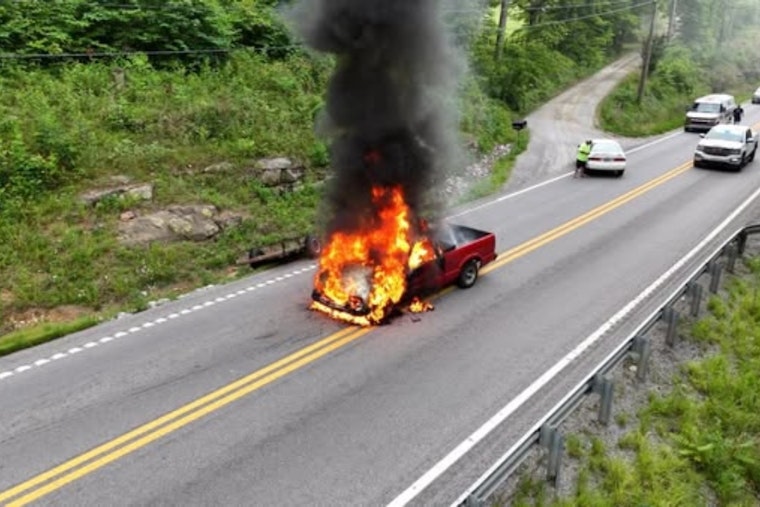Swift Joint Response by Putnam and Monterey Firefighters Extinguishes Vehicle Blaze on Highway 84