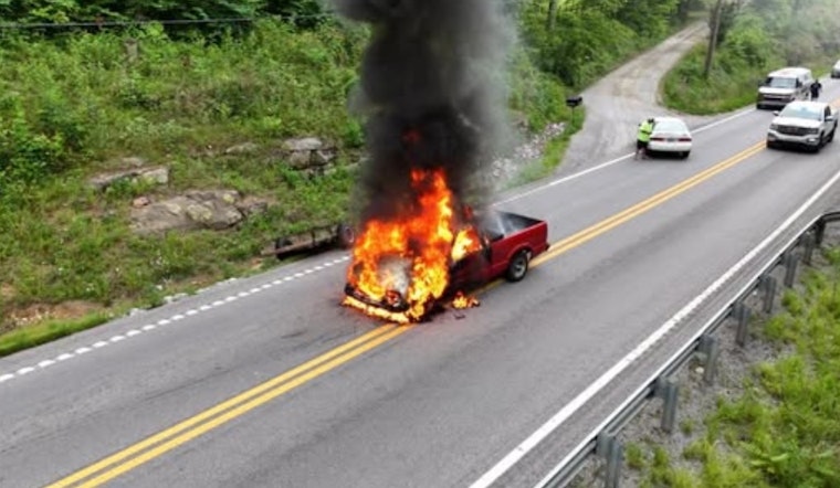 Swift Joint Response by Putnam and Monterey Firefighters Extinguishes Vehicle Blaze on Highway 84