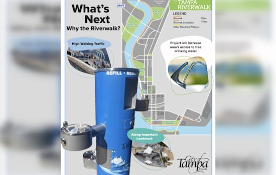 Tampa Adds New Drinking Fountain in East Tampa to Combat Heat and Enhance Residents' Well-being