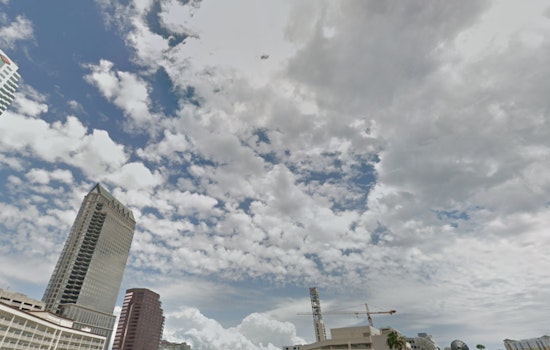 Tampa Braces for Weeklong Rain and Thunderstorms, NWS Forecasts Up to 80% Chance of Precipitation