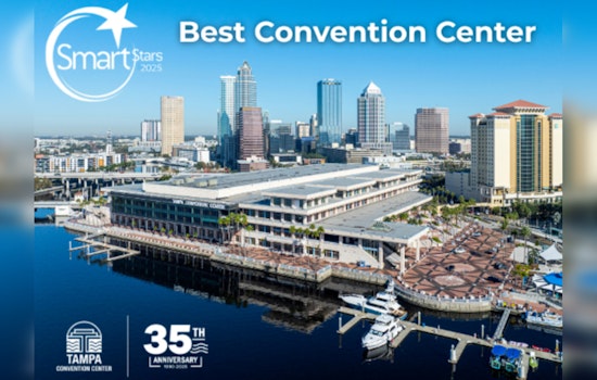 Tampa Convention Center Honored with Smart Stars Award, Reinforces Standing as Premier Venue