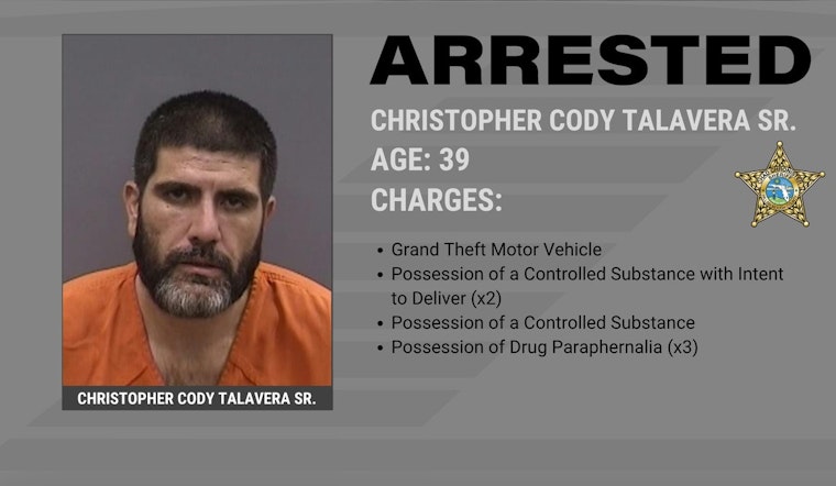 Tampa Man Arrested for Grand Theft Auto and Drug Trafficking as Deputies Recover Stolen Vehicle