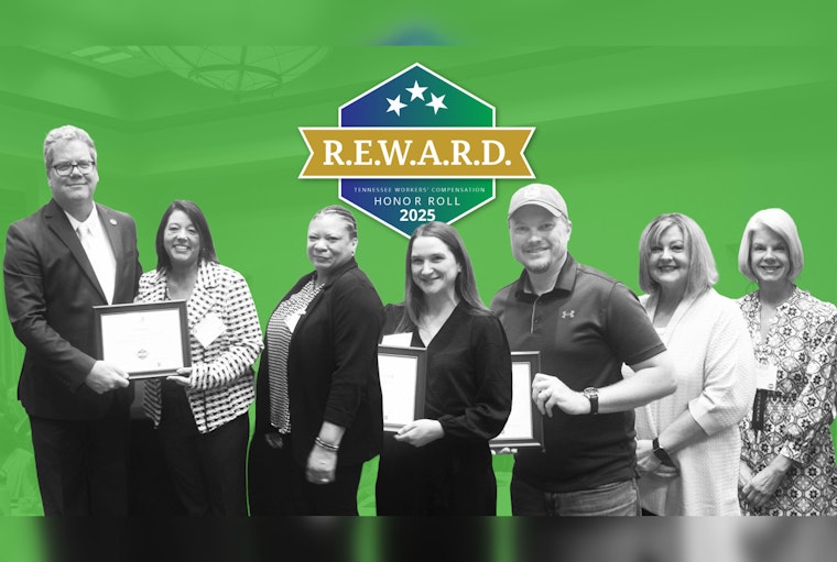 Tennessee Bureau of Workers' Compensation Honors Six Employers for Excellence in Return-to-Work Programs