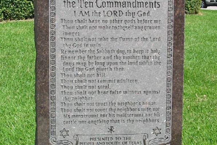 Texas Governor Greg Abbott Mandates Display of Ten Commandments in Public School Classrooms