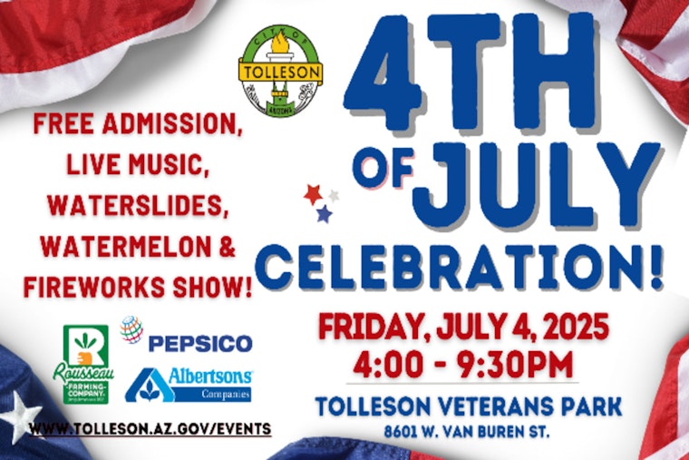 Tolleson to Sparkle with Annual 4th of July Celebration at Veterans Park