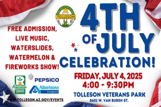 Tolleson to Sparkle with Annual 4th of July Celebration at Veterans Park