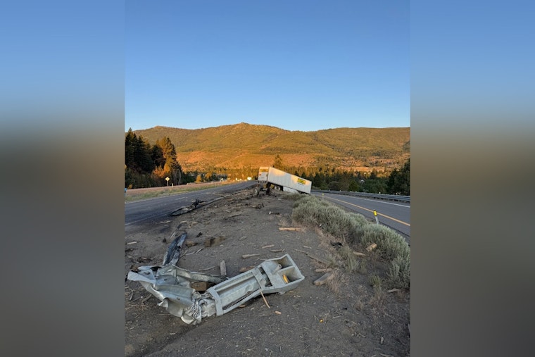 Travel Lanes Reopen Following Semi-Truck Accident on I-80 in Verdi, Nevada