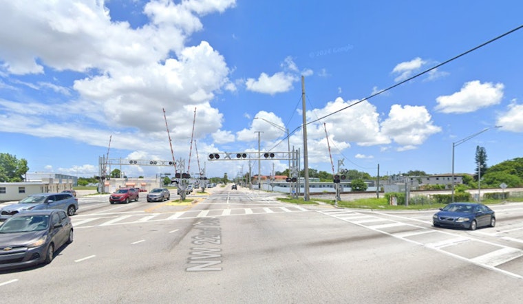 Tri-Rail Train Clips Miami-Dade Transit Bus in Opa-locka, Passengers Treated for Minor Injuries
