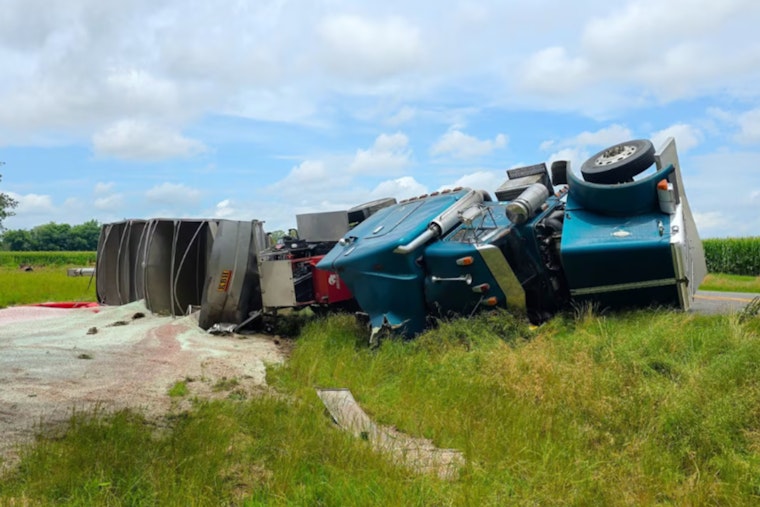 Truck Driver Recovers After Bystanders Rescue from Rollover Crash on Highway 316 in Coahoma County