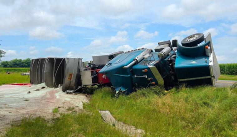 Truck Driver Recovers After Bystanders Rescue from Rollover Crash on Highway 316 in Coahoma County