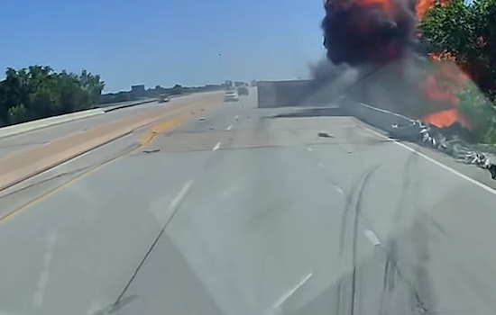 Truck Driver Survives Fiery Plunge Off Bridge as Suspect is Apprehended After Manhunt Near Vinita, Oklahoma