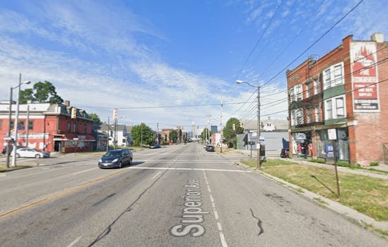 Two Cleveland Police Officers and Driver Hospitalized After Colliding and Crashing into Building on Superior Avenue