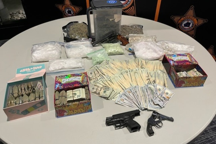 Union County Sheriff's Office Seizes Drugs, Weapons and Cash in Monroe Drug Bust Involving Two Suspects