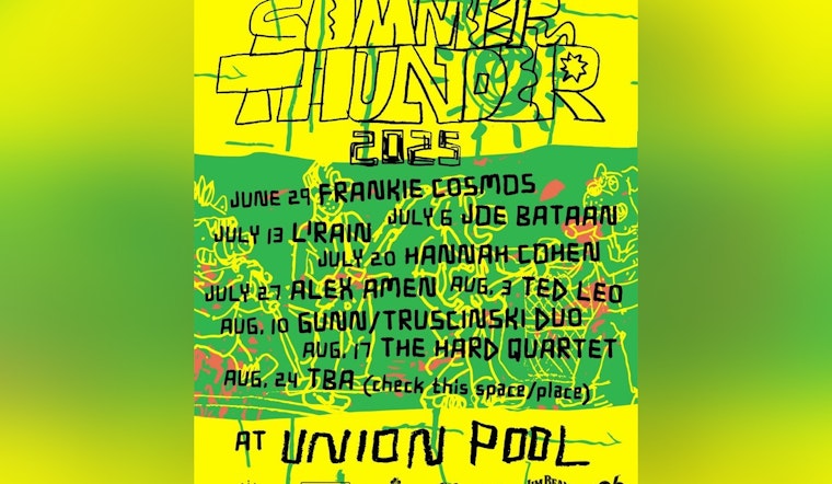 Union Pool's "Summer Thunder" Series Returns to Brooklyn with Indie Legends and Fresh Faces