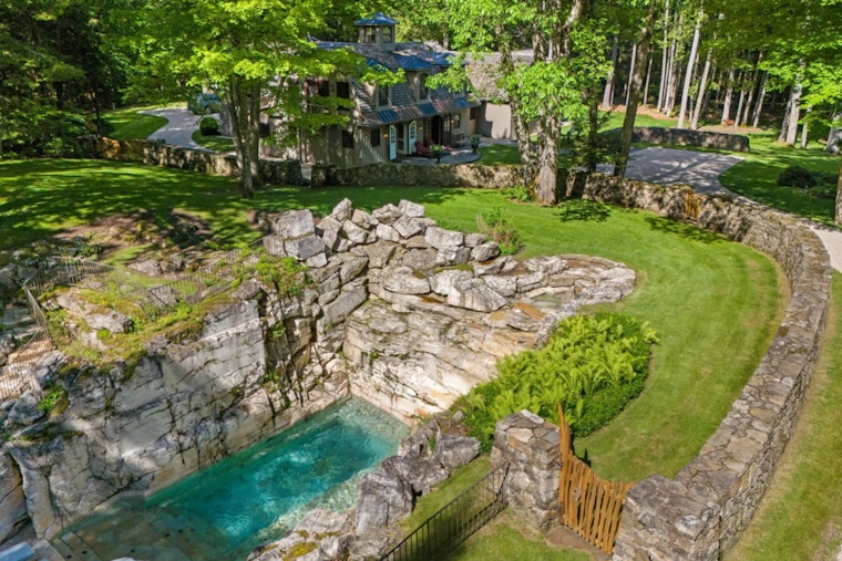 Unique $3.25M Berkshire Estate Hits Market Featuring Rare Quarry Pool Near Sheffield