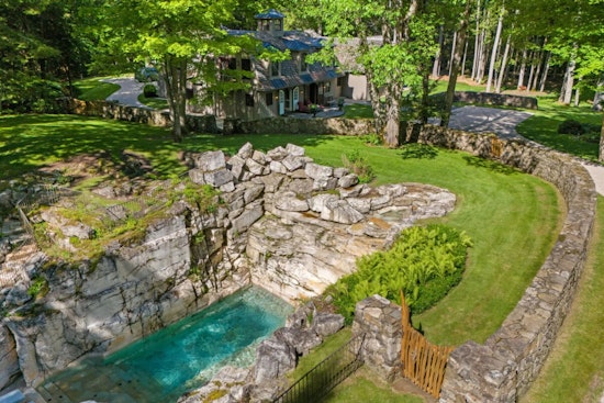 Unique $3.25M Berkshire Estate Hits Market Featuring Rare Quarry Pool Near Sheffield