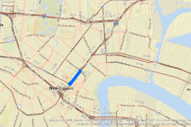 Upcoming Nighttime Lane Closures on I-10 and US 90 in Orleans Parish Set to Impact Traffic