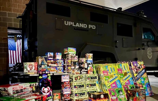 Upland Probationer Charged with Possession of 400 Pounds of Illegal Fireworks, Weapon Brandishing Amid Regional Crackdown