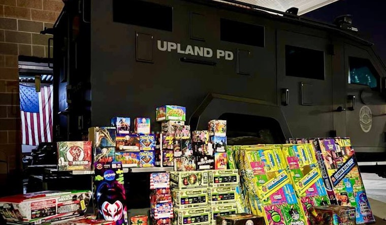 Upland Probationer Charged with Possession of 400 Pounds of Illegal Fireworks, Weapon Brandishing Amid Regional Crackdown