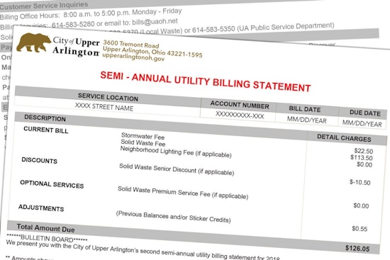 Upper Arlington Residents to Receive Regular Utility Invoices in July Following One-Time Winter Fee Waiver