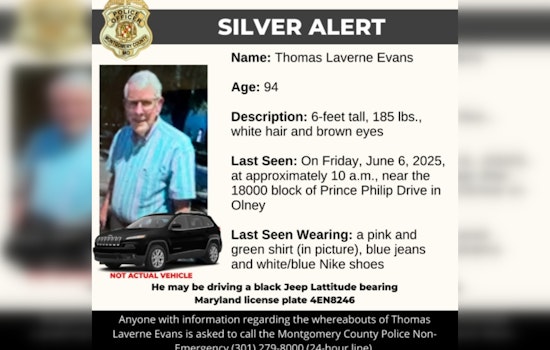Urgent Search for 94-Year-Old Thomas Laverne Evans Underway in Montgomery County