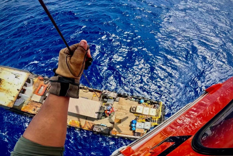 U.S. Coast Guard Heroically Rescues Injured Boater Near Marathon, Florida