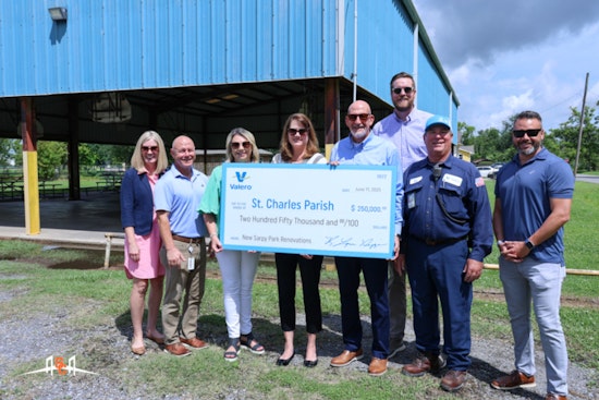 Valero Energizes St. Charles Parish with $250,000 Donation for New Sarpy Park Upgrades