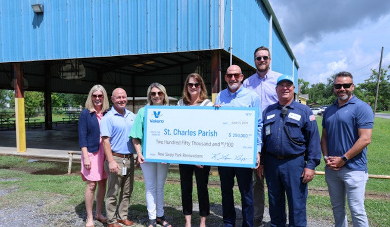 Valero Energizes St. Charles Parish with $250,000 Donation for New Sarpy Park Upgrades