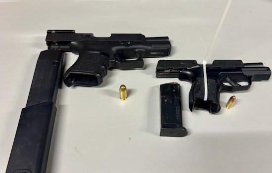 Vallejo Police Arrest Five After Auto Burglary and High-Speed Chase, Firearms and Burglary Tools Seized