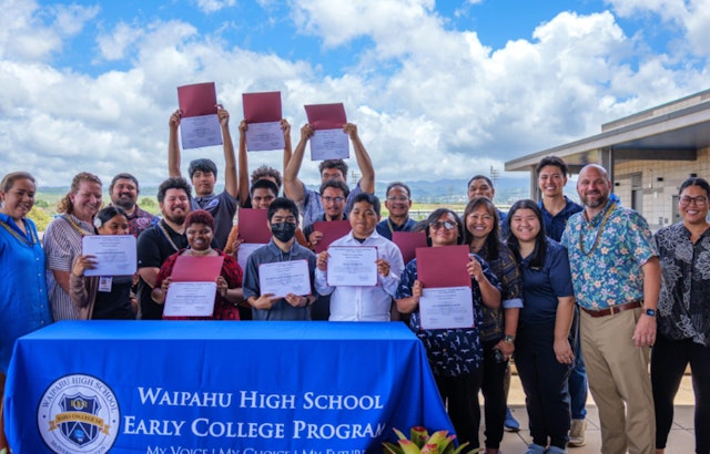 Waipahu High School Makes History, Special Education Students Earn College Credit in Hawaiʻi