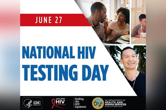 Wake County to Commemorate National HIV Testing Day with Free Testing and Educational Events throughout June